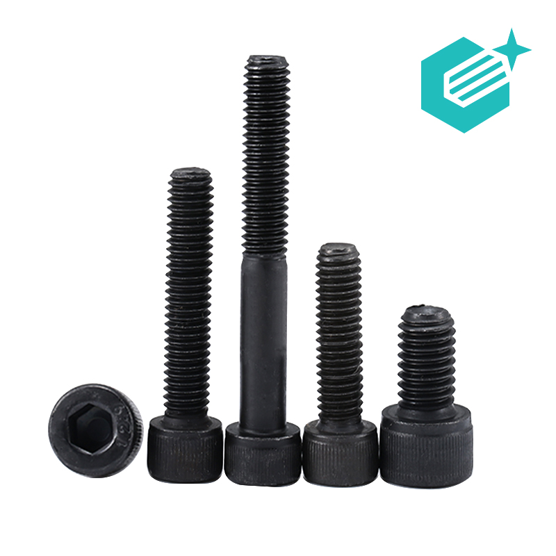 12 9 grade inner hexagonal screw Inlet inner hexagonal bolt cup head inner hexagonal screw big full black