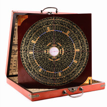 Dongding 10-inch three-yuan three-in-one composite plate pure copper Feng Shui compass High precision professional compass compass