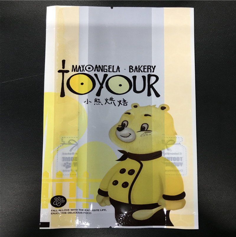 Jinpeng window toast bread packaging bag plastic food packaging bag bear baking toast bag 100