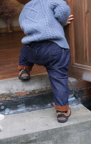 Didibear22winter/Small Retro ~ Super Soft Active Plus Velvet Jeans