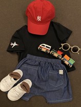 Didibear summer baby cotton pilot short sleeve tricolor