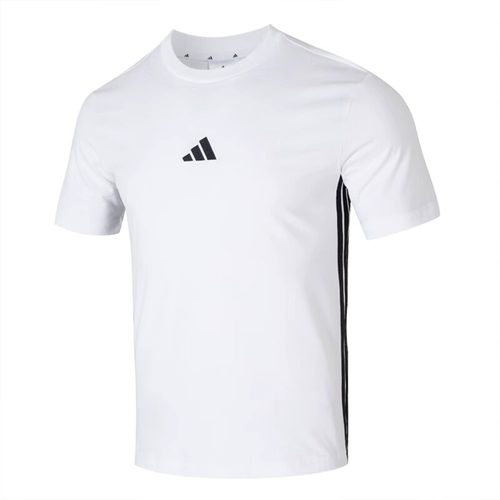 Adidas, модная повседневная спортивная футболка с круглым воротником, короткий рукав, лето 2026 года, оверсайз