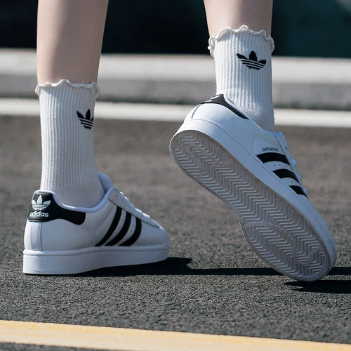 Adidas, летние туфли, низкая классическая белая обувь для отдыха, кроссовки