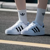 Adidas, летние туфли, низкая классическая белая обувь для отдыха, кроссовки
