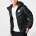 Nike Nike Down Jacket Men 2019 Mới Chính hãng Mùa thu Mùa đông Ấm áp Áo thể thao Cotton Áo khoác Xuống - Quần áo độn bông thể thao Quần áo độn bông thể thao