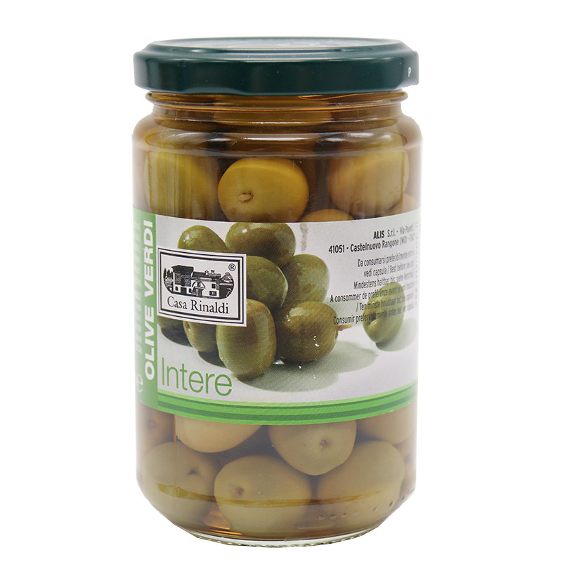 Italian Casa Renardi has core green olives Green olives 310g salad pizza Western food