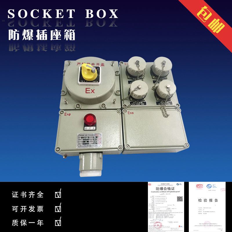 (full net) explosion-proof distribution box anti-explosion socket box anti-explosion pin box explosion-proof power box