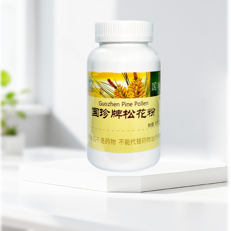 [with Qr Code] Guozhen Brand Pine Pollen 330 Capsules Family Pack, Same as the Official Flagship Store Official Website Product