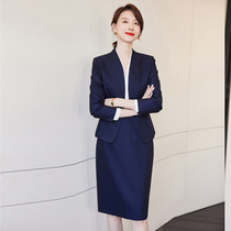 Rsemnia Professional Dress Suit Skirt Woman Temperament Manager Work Clothes Autumn Winter Style Goddess Van Suit Positive Dress