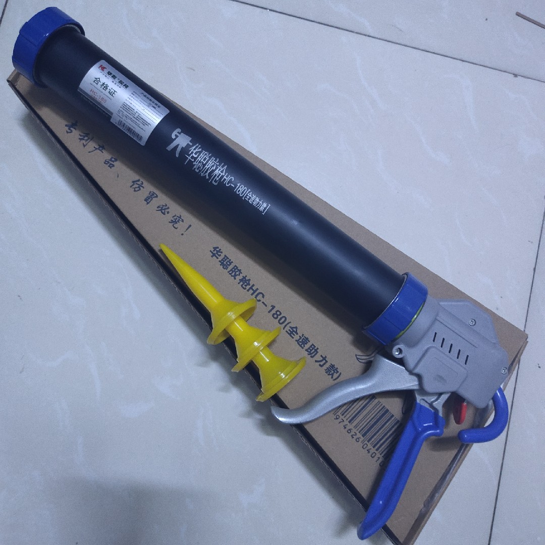 Huacong HC180 eight-bearing power-assisted structural glue glass glue soft glue gun four-bearing three-bearing adjustable stroke