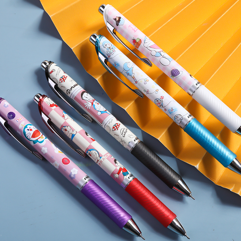 Japan Pentel sent through bln75 Doraemon A dream qualification Energel speed dry medium pen 0 5