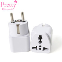 German standard conversion plug travel portable European standard small plug mobile phone charging Germany France Thailand Netherlands South Korea