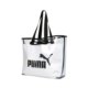 PumaSHOPPER 패브릭 로고 투명 프린트 대용량 숄더 토트백 아이보리 화이트