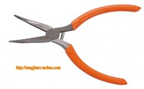 ASAKI 5 plastic handle mini curved nose pliers mini pliers electronic pliers AK-8296