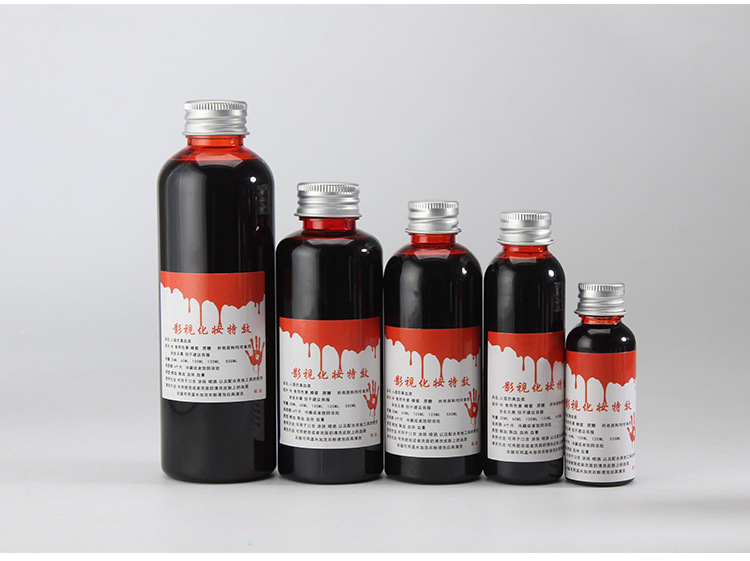 Plasma Halloween film and television cos props artificial plasma false blood - vomiting blood capsule vampire dentures