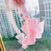 Bow garter dây đeo đùi vòng cổ vòng tay ren làm tình vui vẻ loli dây đeo Nhật Bản cô gái COS dây nịt tất lưới Nịt Tất