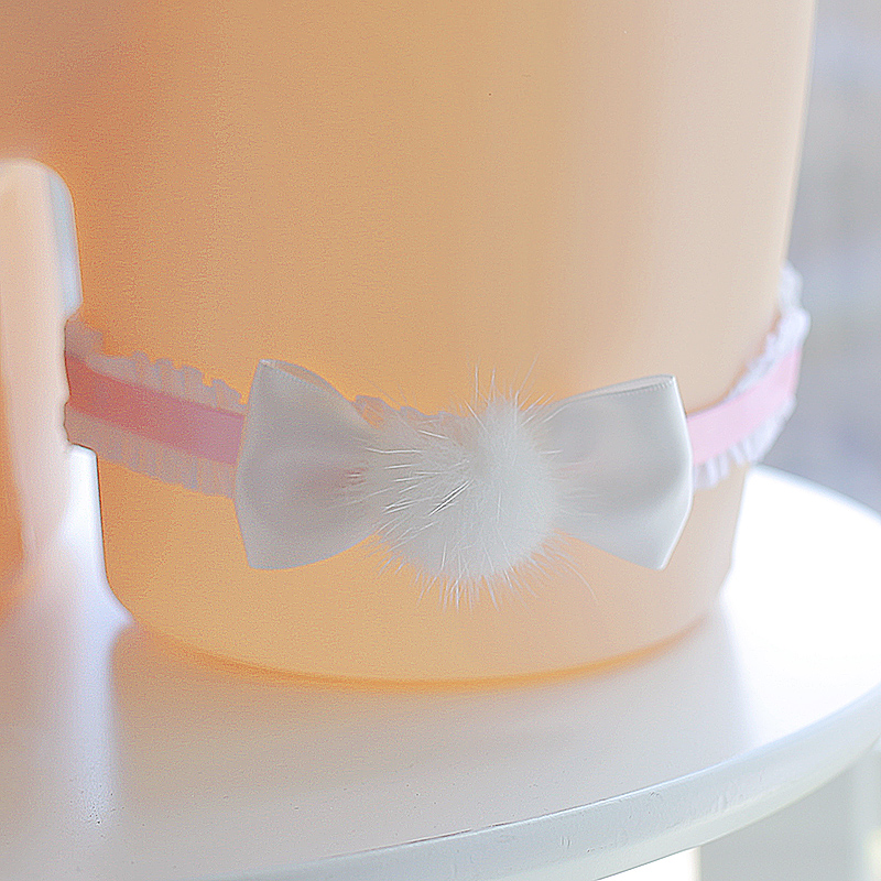 Bow garter dây đeo đùi vòng cổ vòng tay ren làm tình vui vẻ loli dây đeo Nhật Bản cô gái COS dây nịt tất lưới