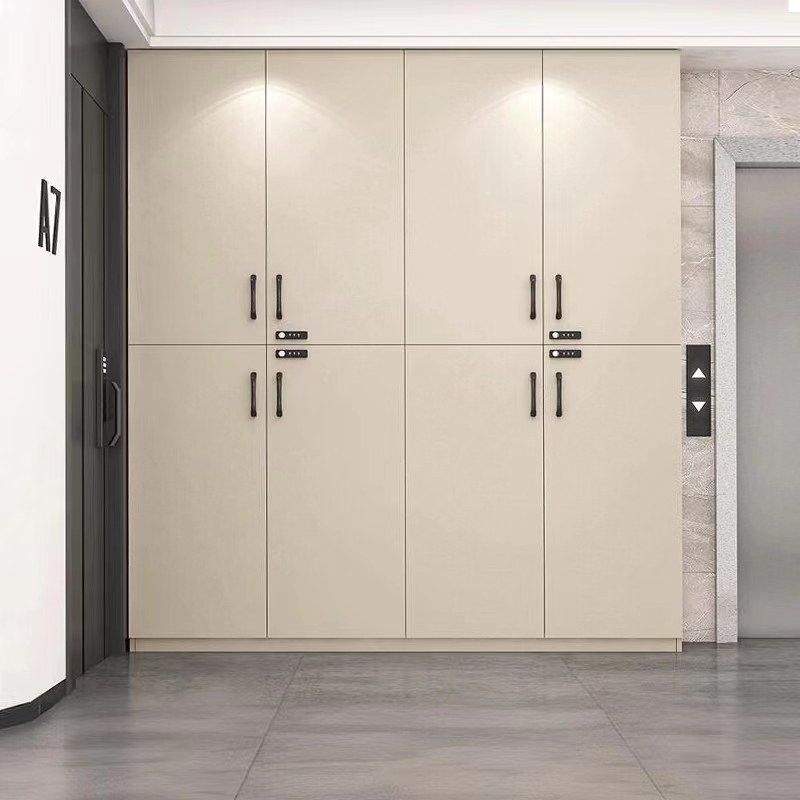 Шкафчик для обуви у входа в дом, новый коридор в стиле household 2025 в взрывоопасном стиле с замком, наружный шкафчик у входа в лифт, встроенный шкафчик для обуви