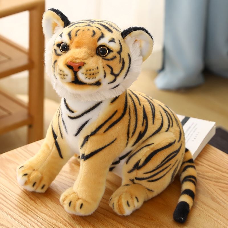 2022 belong to the tiger man's life year's auspicious object over New Year's gift New Year's Day New Year's Day tiger plush toy Puppet emulation