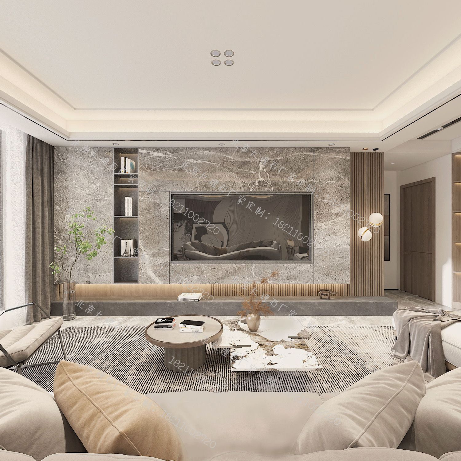 Beijing marble factory whole house custom TV background wall door stone windowsill stone various table door and window cover pass