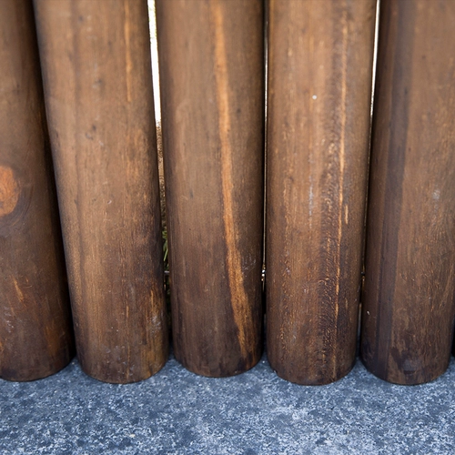 Антикоррозивный деревянный забор круглый деревянный сад сад сад