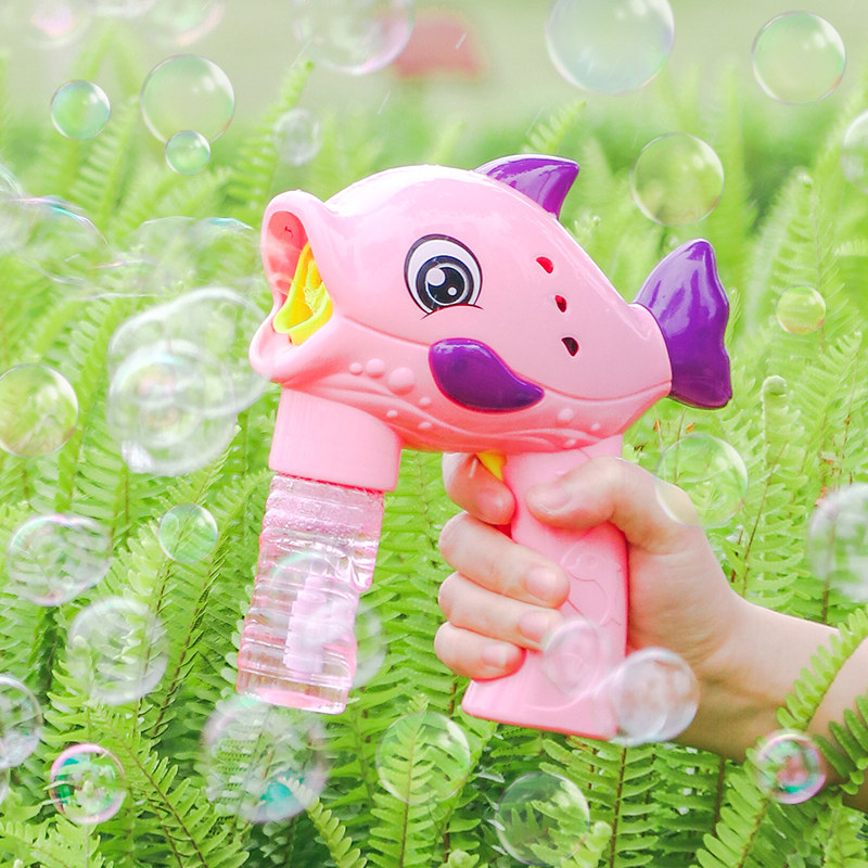 Blow !️ bubble machine children's toy manual non-leak bubble gun girl heart bubble water supplement liquid liquid net red