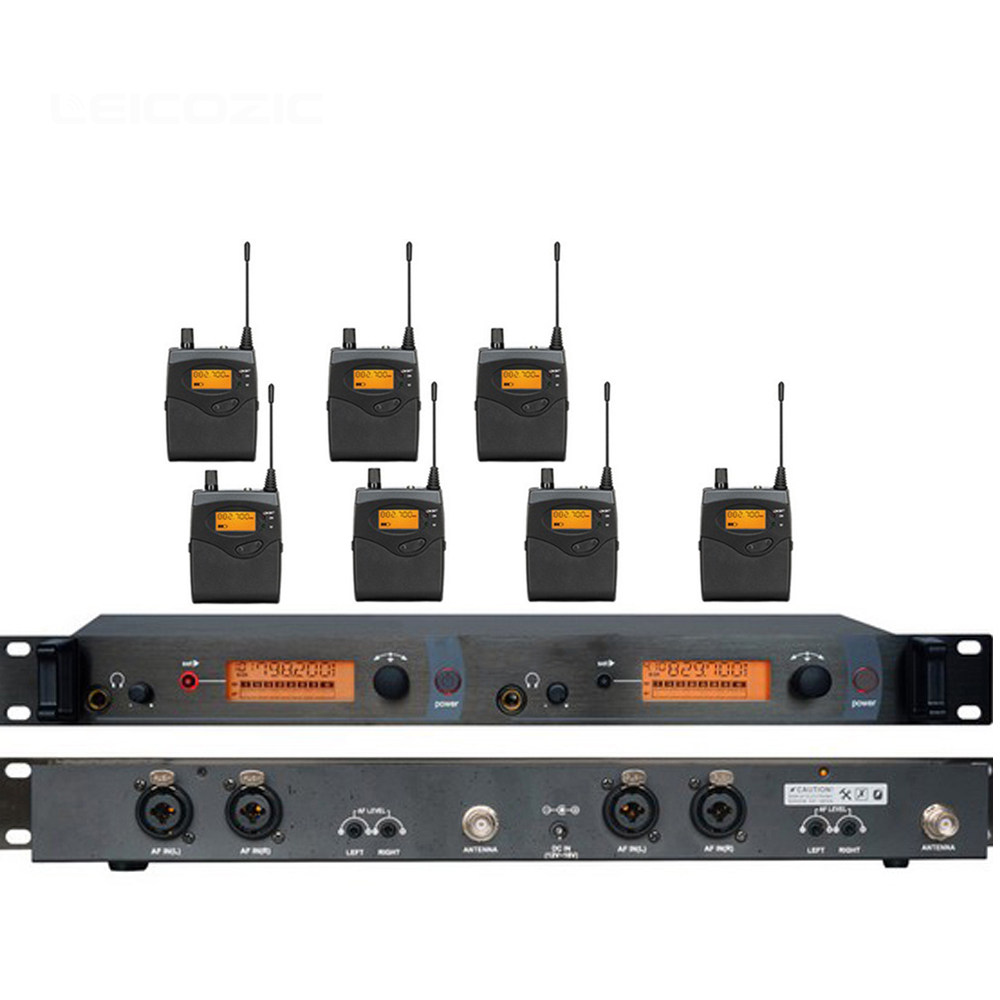 Professional stage singer performance monitoring equipment one drag seven dual-channel wireless in-ear headphones monitoring ear return