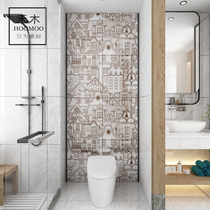 Bathroom tiles Simple modern antique tiles Balcony toilet kitchen and bathroom tiles Toilet bathroom tiles background pattern