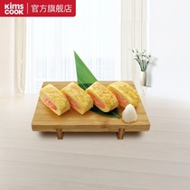 Korean kimscook Yuzi burning pot lid rectangular sushi plate bamboo household non-paint wax-free sushi table