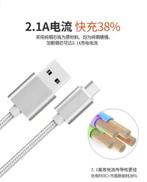 [Xe nhanh sạc nhanh phí + a] trong ba dòng kéo ba cặp USB2.1A điện thoại xe sạc bện dây - Phụ kiện điện thoại trong ô tô sac pin nhanh