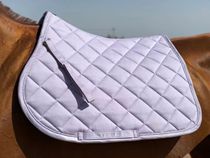 German brand lavender saddle pad horse earmuffs horse leggings set detachable large medium and small