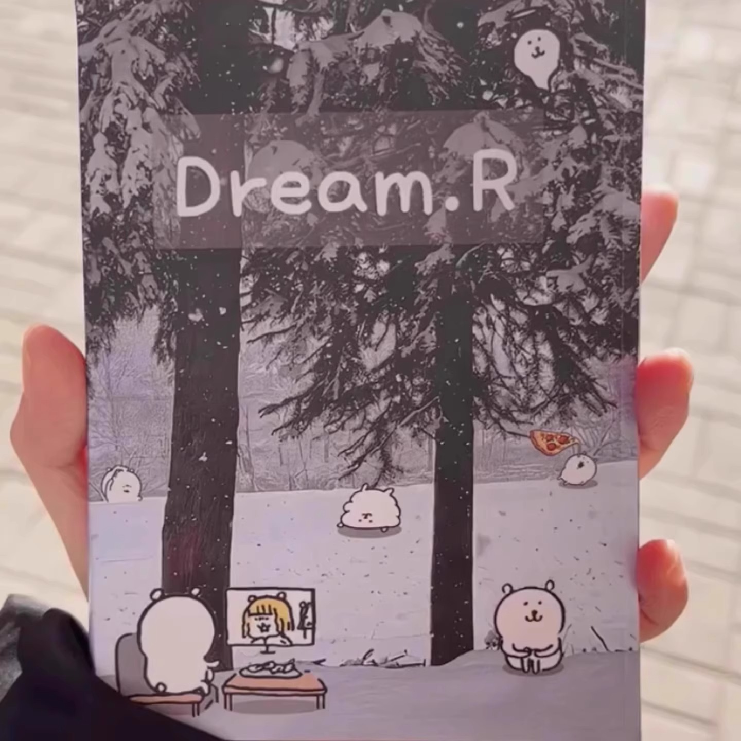 Book with stickers, sticker, high quality decorations, handmade