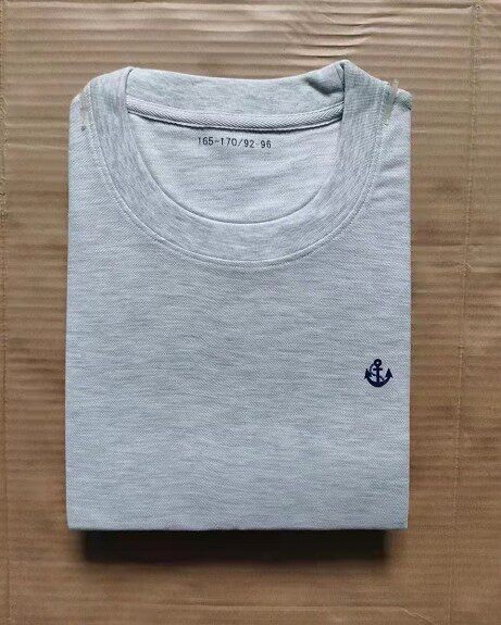 Submarine Long Air Anti-bacterial Clothing Cotton Hemp Breathable Suction Sweat Fitness Training Clothing Fitness Suit Men's Summer Short Sleeve Physical Fitness Suit