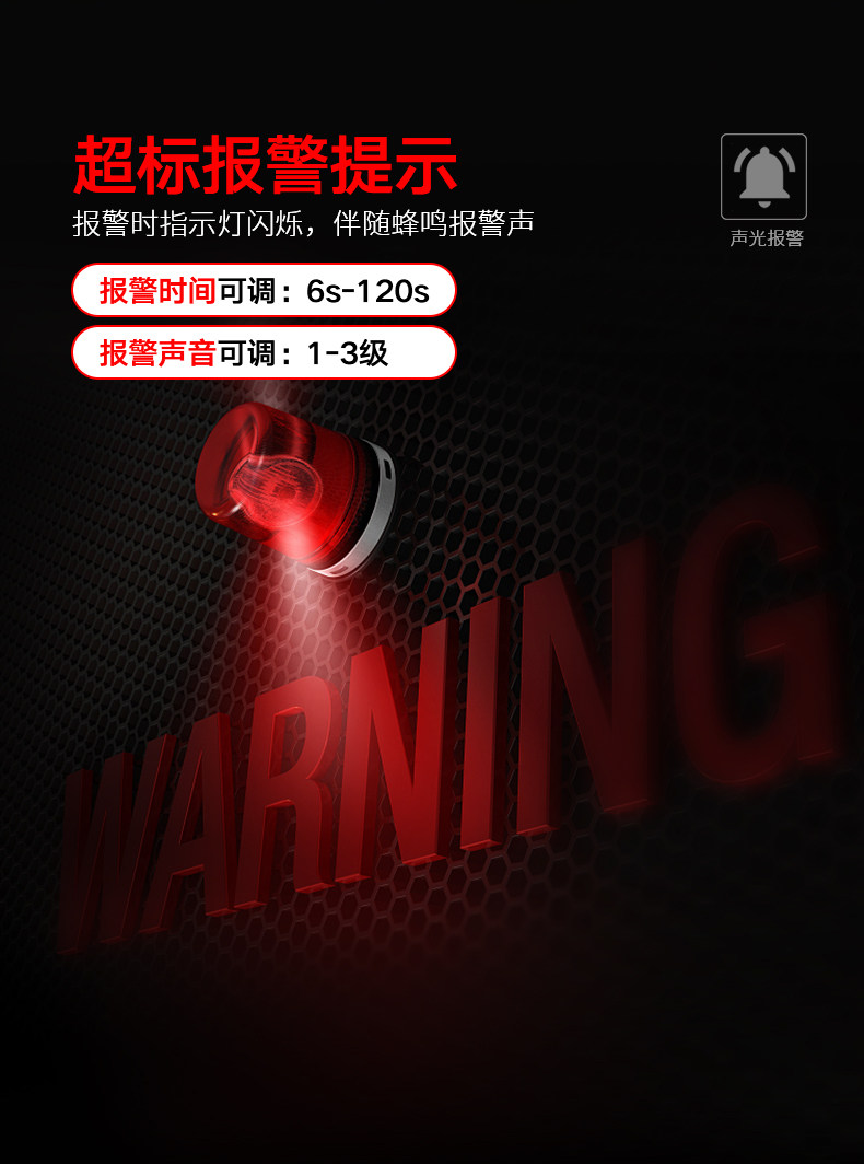 Шумомер 深达威大屏数显噪音计壁挂式分贝仪噪音测试仪环境噪声音量测试仪