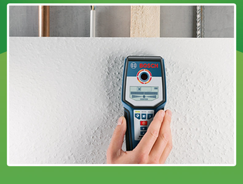 Детектор для стен 博世高精度墙体探测仪专业测电线  木质 铜器 金属探测仪器gms120 Bosch