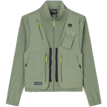 (ANTA Champion Outdoor Series) Three-Proof Sunscreen Woven Jacket Womens Stand Collar Mountaineering Top 162420616