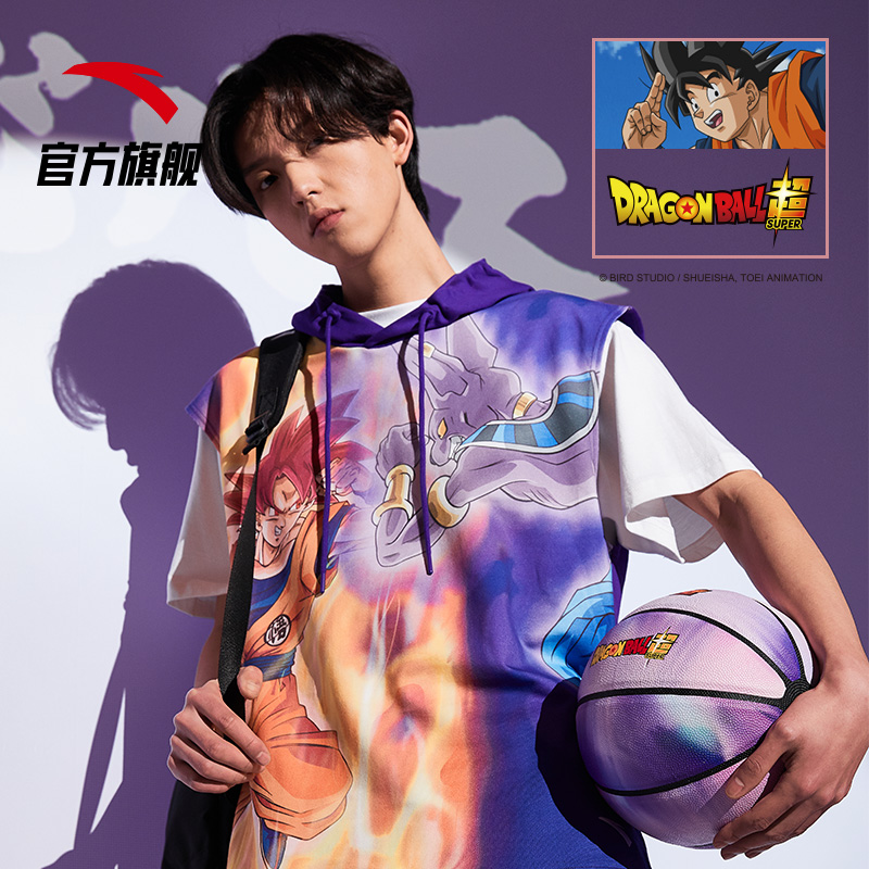 ANTA Dragon Ball Super Co-brand Vest 2021 New Official Website Flagship Pullover HoodEdi Sport Sleeveless Goku T-Shirt