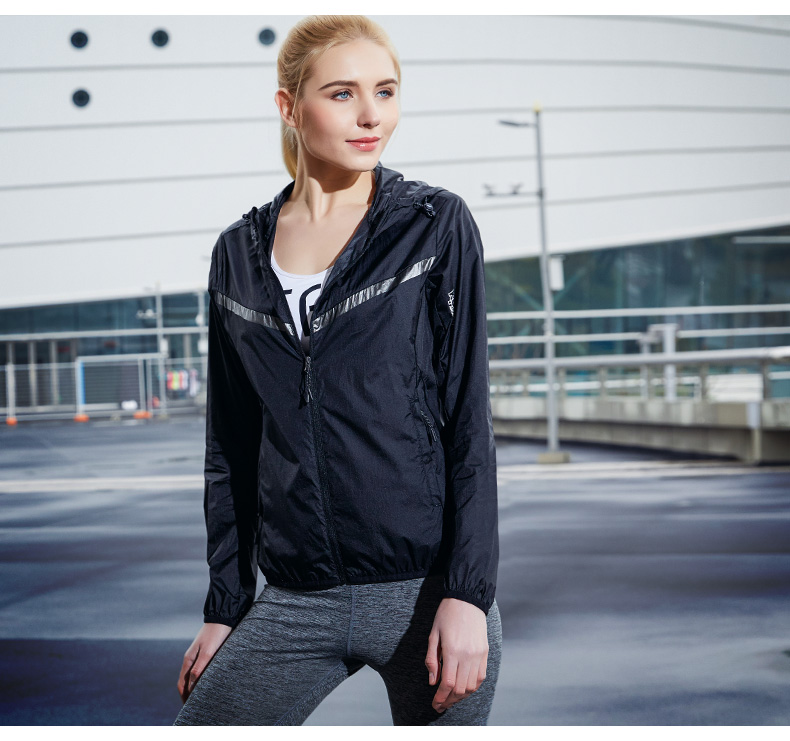Anta áo khoác nữ áo khoác thể thao mới của phụ nữ windproof trùm đầu áo gió kem chống nắng áo cardigan áo khoác áo khoác nam lining chính hãng