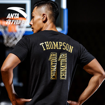 安踏要疯短袖男 2018夏季新款圆领宽松运动上