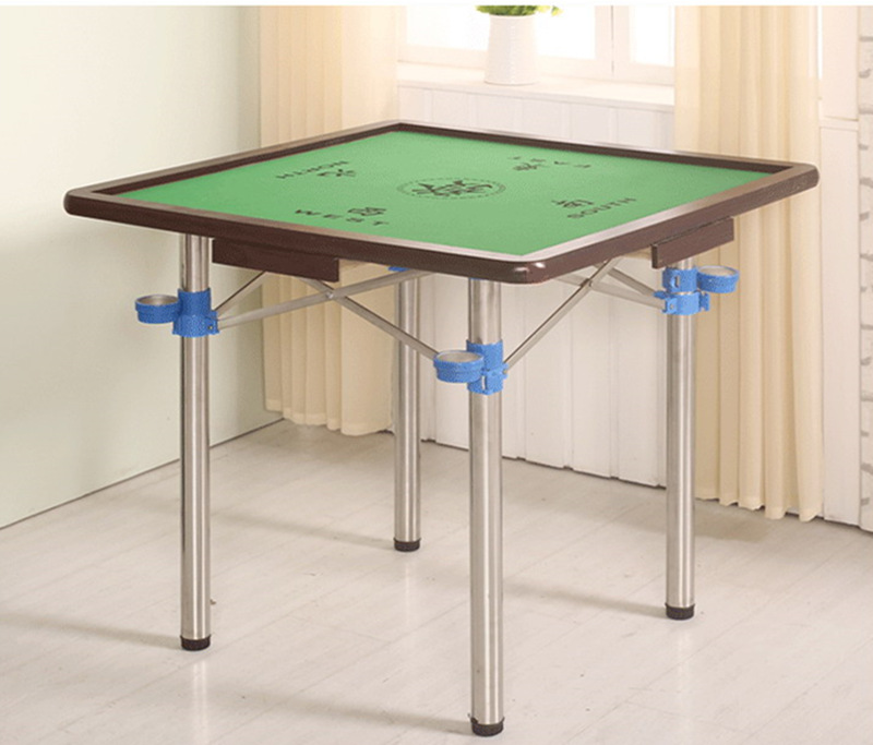 Put glass table top folding table stand stand table foot stand table foot stand support steel square table leg square table