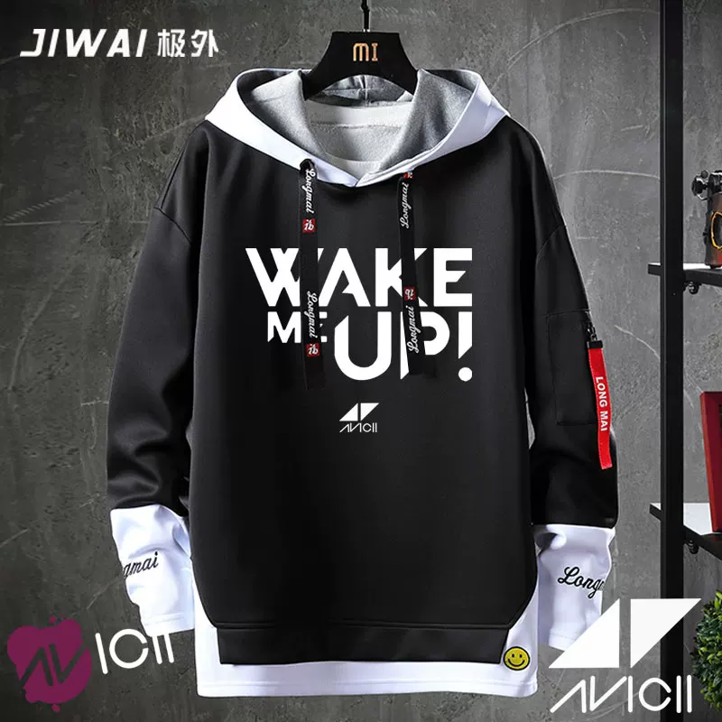 Свитшот с капюшоном свободного кроя №100 памятный топ DJ Avicii Avicii TRUE для мужчин и женщин