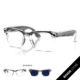 Wayfarer Transparent Mirror Box/Transparent Gem Blue -Transformed Limber Edition