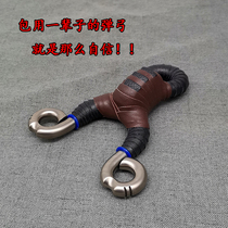 Non-abrasive rubber band semi-closed sheep stainless steel manual cold-formed slingshot shot blasting small s fox traditional candy bar anti-bending