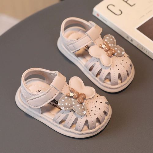 Детские сандалии для раннего возраста, летняя детская спортивная обувь для принцессы, 1-3 лет, мягкая подошва