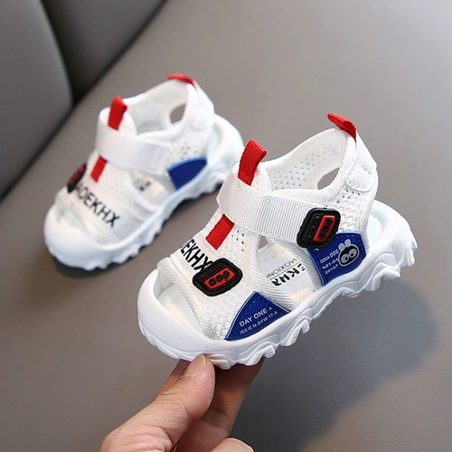 Летние детские сандалии, детская нескользящая обувь для раннего возраста, 1-3 лет, мягкая подошва