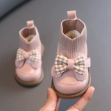Демисезонная детская флисовая удерживающая тепло обувь для девочек для раннего возраста для принцессы, 1-2 лет, мягкая подошва