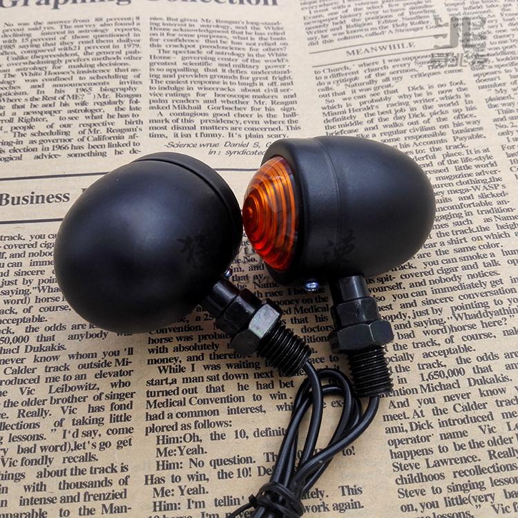 Phụ kiện xe máy Harley Prince sửa đổi Jialing 70 CG125 retro kim loại bật đèn báo rẽ khóa xe máy thông minh