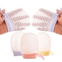 Baby gloves anti-scratch newborn summer thin section anti-eating hand bag hand small finger cover newborn baby spring and autumn breathable