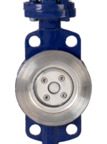 Yuanen D673H-16P C pneumatic hard seal stainless steel butterfly valve high temperature steam heat transfer oil triple eccentric valve