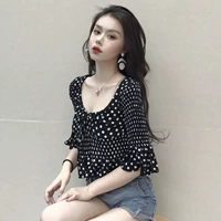 Рубашка, мегафон, корсет, шифоновая летняя одежда, свободный крой, большой размер